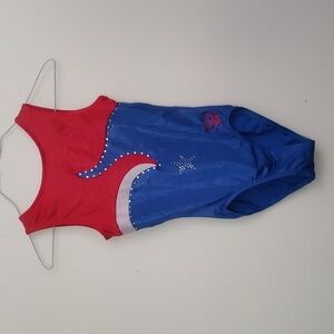 Gk Elite Carly Patterson Gymnastics Dance Leotard size adult extra small